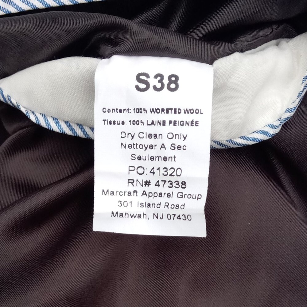 Tommy Hilfiger worsted wool gray blazer sz 38 - Picture 11 of 14